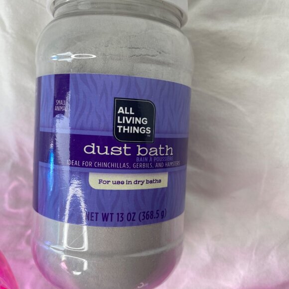 All Living Things Small Animal Critter Dust Bath and Dust Bath NWT - Picture 4 of 9